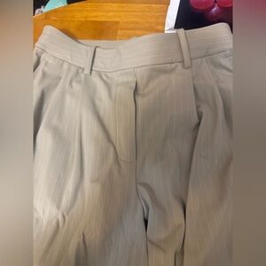 Lululemon Daydrift Beige Pinstripe Trousers